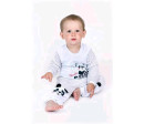Kojenecký kabátek New Baby Panda, Šedá 56 (0-3m)