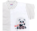 Kojenecký overal New Baby Panda, Šedá 80 (9-12m)