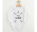 Body s potiskem New Baby Tati, to dáš!, Bílá 68 (4-6m)
