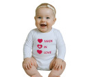 Body s potiskem New Baby MADE IN LOVE, Dle obrázku 86 (12-18m)