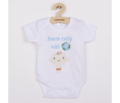 Body s potiskem New Baby Jsem celý váš svět, Dle obrázku 50
