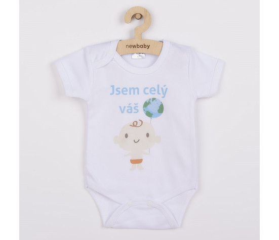 Body s potiskem New Baby Jsem celý váš svět, Dle obrázku 50