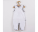 Kojenecké bavlněné dupačky New Baby Zebra exclusive, Bílá 80 (9-12m)