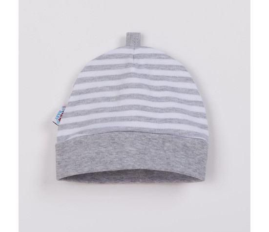 Kojenecká bavlněná čepička New Baby Zebra exclusive, Bílá 68 (4-6m)