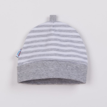 Kojenecká bavlněná čepička New Baby Zebra exclusive, Bílá 80 (9-12m)