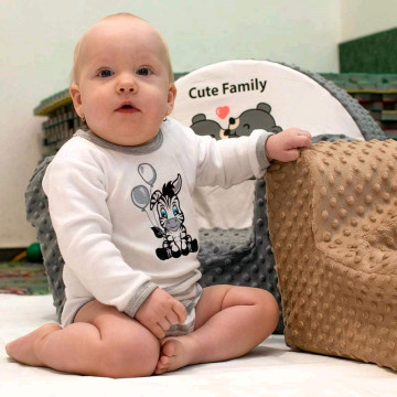 Kojenecká bavlněná čepička New Baby Zebra exclusive, Bílá 80 (9-12m)