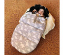 Luxusní fusak New Baby Hvězdičky, Šedá
