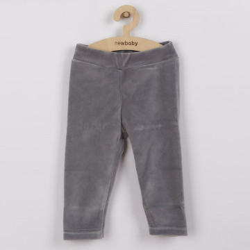 Kojenecké semiškové legíny New Baby Leggings, Šedá 56 (0-3m)