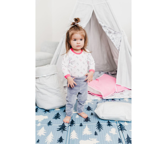 Kojenecké semiškové legíny New Baby Leggings, Šedá 56 (0-3m)