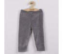 Kojenecké semiškové legíny New Baby Leggings, Šedá 62 (3-6m)