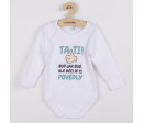 Body s potiskem New Baby Tati, ... děti se ti povedly, Bílá 56 (0-3m)