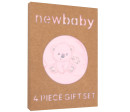 Kojenecká soupravička do porodnice New Baby Sweet Bear růžová, Růžová 56 (0-3m)