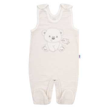 Kojenecká soupravička do porodnice New Baby Sweet Bear béžová, Béžová 62 (3-6m)