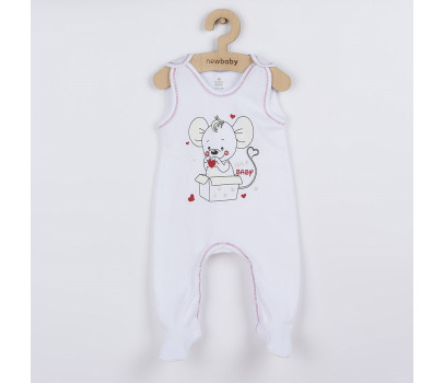 Kojenecká soupravička New Baby Mouse bílá, Bílá 80 (9-12m)