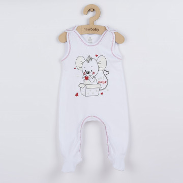 Kojenecká soupravička New Baby Mouse bílá, Bílá 80 (9-12m)