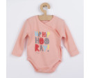 Kojenecké celorozepínací body Koala Hip-Hip růžové, Růžová 62 (3-6m)