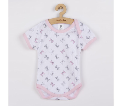 3-dílná letní bavlněná souprava New Baby Perfect Summer růžová, Růžová 92 (18-24m)