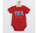 Kojenecké letní body Koala Sea Party červené, Červená 62 (3-6m)