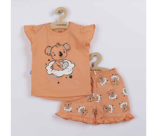 Dětské letní pyžamko New Baby Dream lososové, Dle obrázku 62 (3-6m)