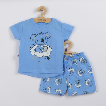 Dětské letní pyžamko New Baby Dream modré, Modrá 62 (3-6m)