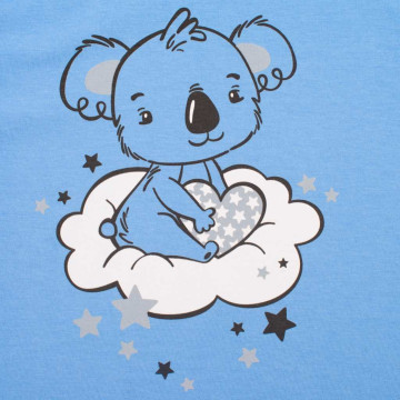 Dětské letní pyžamko New Baby Dream modré, Modrá 74 (6-9m)