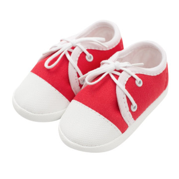 Kojenecké capáčky tenisky New Baby červené 0-3 m, Červená 116/122