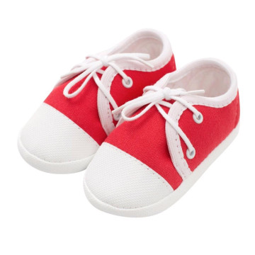 Kojenecké capáčky tenisky New Baby červené 3-6 m, Červená 3- 6 m
