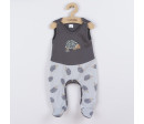 Kojenecké dupačky New Baby Ježek, Šedá 68 (4-6m)