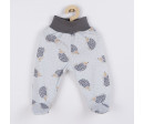 Kojenecké polodupačky New Baby Ježek, Šedá 80 (9-12m)