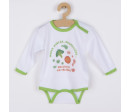 Body s potiskem New Baby ...maluju si po tělíčku, Zelená 62 (3-6m)