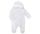 Kojenecký overal z Minky Nicol Bubbles bílý, Bílá 74 (6-9m)