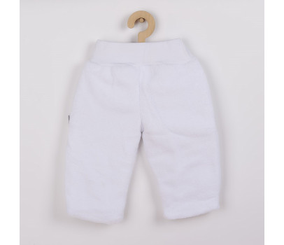 Luxusní dětské zimní tepláčky New Baby Snowy collection, Bílá 56 (0-3m)