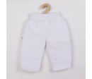 Luxusní dětské zimní tepláčky New Baby Snowy collection, Bílá 68 (4-6m)