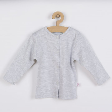 3-dílná bavlněná dětská souprava Koala Birdy šedá, Šedá 80 (9-12m)