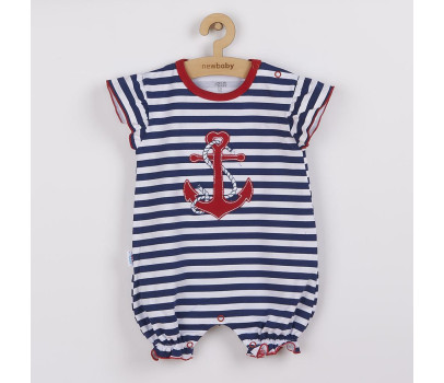 Holčičí letní overal New Baby Marine, Modrá 56 (0-3m)