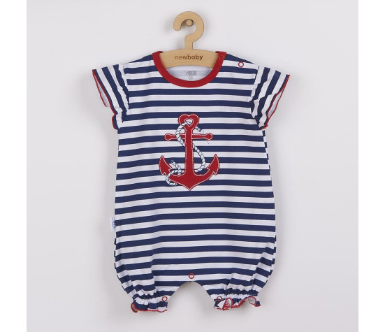 Holčičí letní overal New Baby Marine, Modrá 56 (0-3m)