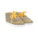 Kojenecké capáčky tenisky New Baby jeans mustard 0-3 m, Žlutá 116/122