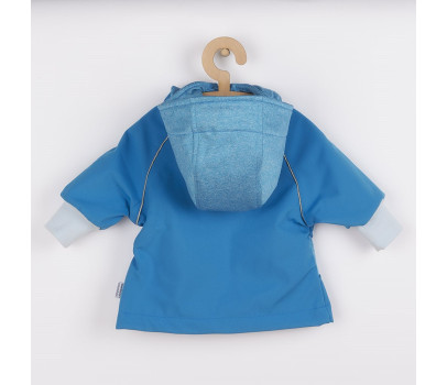 Softshellová kojenecká bundička New Baby modrá, Modrá 74 (6-9m)