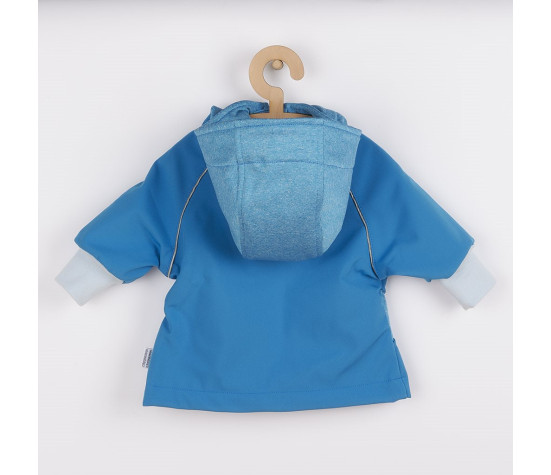 Softshellová kojenecká bundička New Baby modrá, Modrá 74 (6-9m)