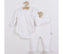 2-dílná kojenecká souprava New Baby Practical bílá kluk, Bílá 68 (4-6m)