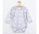Kojenecké body New Baby Classic II obláčky, Šedá 74 (6-9m)