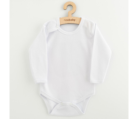 Body dlouhý rukáv New Baby II - bílé, Bílá 86 (12-18m)