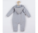 Kojenecký teplákový overal Koala Cherry, Šedá 62 (3-6m)