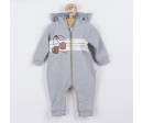 Kojenecký teplákový overal Koala Cherry, Šedá 68 (4-6m)
