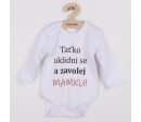 Body s potiskem New Baby a zavolej MAMKU! - dárkové balení, Bílá 74 (6-9m)
