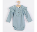 Kojenecké body New Baby Stripes ledově modré, Modrá 62 (3-6m)