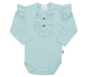Kojenecké body New Baby Stripes ledově modré, Modrá 68 (4-6m)