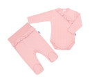 2-dílná kojenecká souprava New Baby Stripes růžová, Růžová 86 (12-18m)