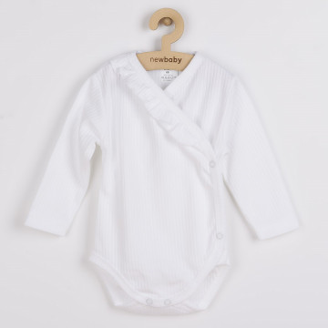 2-dílná kojenecká souprava New Baby Stripes bílá, Bílá 80 (9-12m)