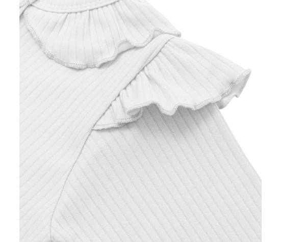Kojenecký bavlněný overal New Baby Stripes bílý, Bílá 80 (9-12m)